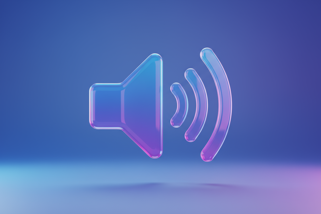 Volume sound icon, but make more appealing